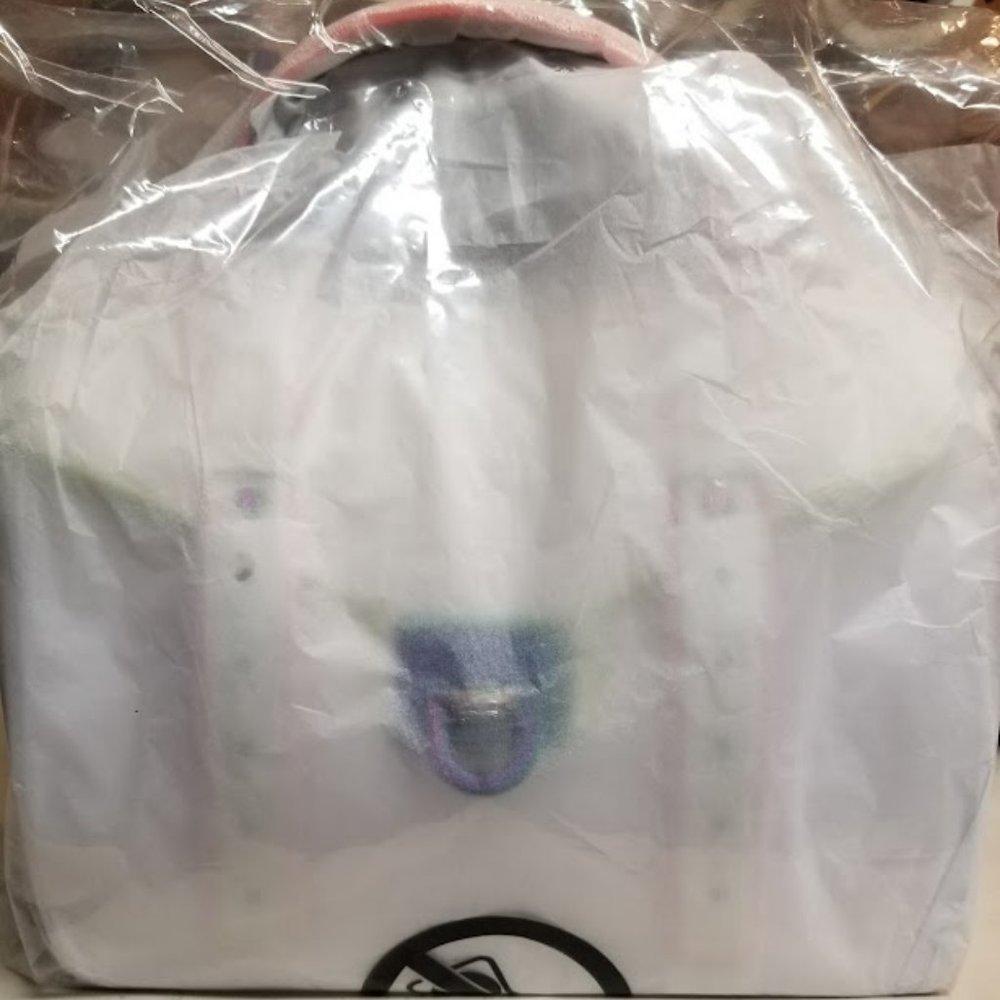 MICHAEL KORS MANHATTAN MEDIUM OPTIC WHITE NEON CROSSBODY SCHOOL SATCHEL BAG NWT! - Picture 15 of 15